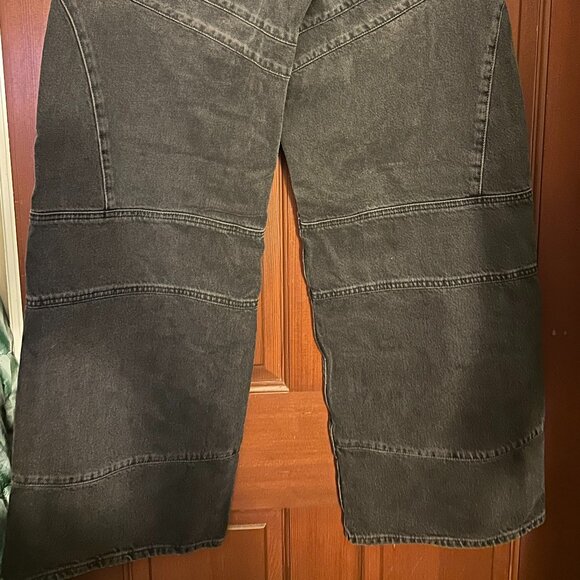 NWT Free People We the Free Unknown Reasons Mid Rise Moto Straight Jeans size 27 - Picture 9 of 9